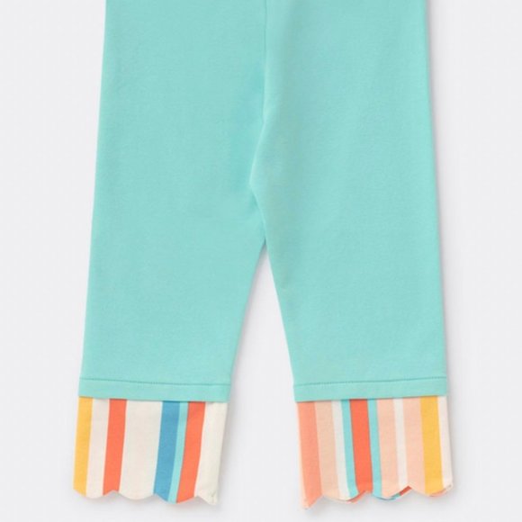 Matilda Jane Girls Rainbow Sherbert Cropped Leggings Size 4 New with tag - Picture 2 of 4